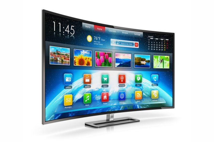 Smart tvs future tv curved information increased security